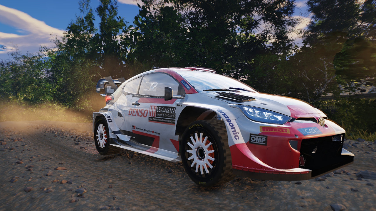 Front orbit view of the 682k-triangle GR Yaris Rally1